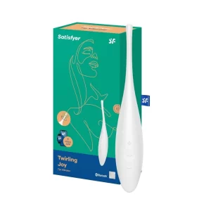 Satisfyer Twirling Joy Connect vibrador multifuncional com APP Branco
