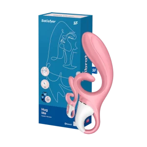 Satisfyer Hug Me vibrador clitoriano e vaginal com APP Pink